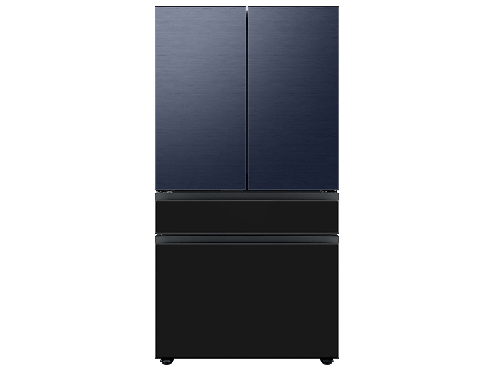 Bespoke 4-Door French Door Refrigerator Panel in Charcoal Glass - Middle Panel(RA-F36DMM33/AA)