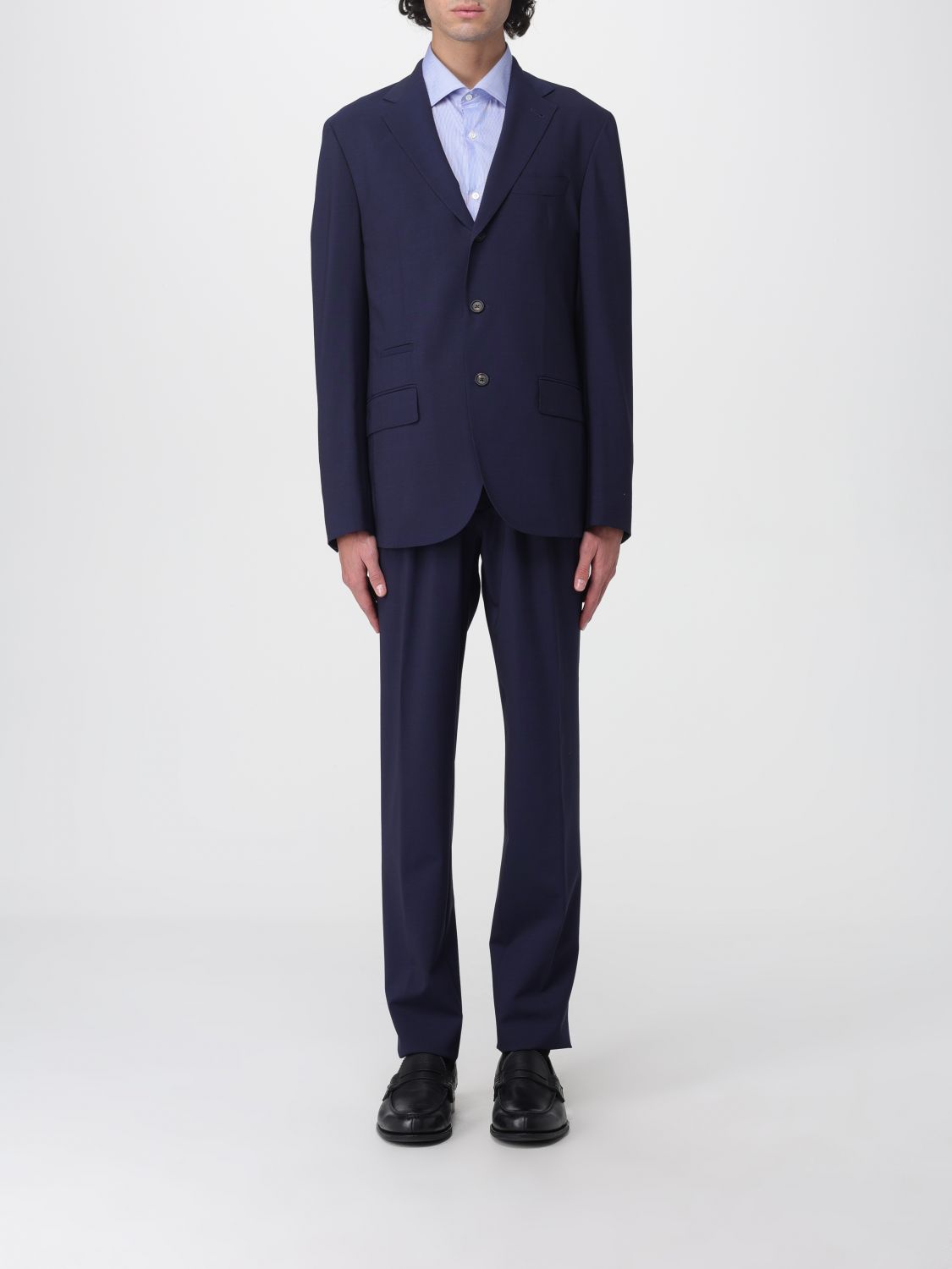 Suit Men color Blue