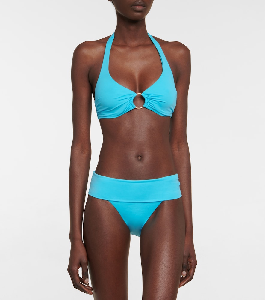 Exclusive to Mytheresa - Brussels halterneck bikini top