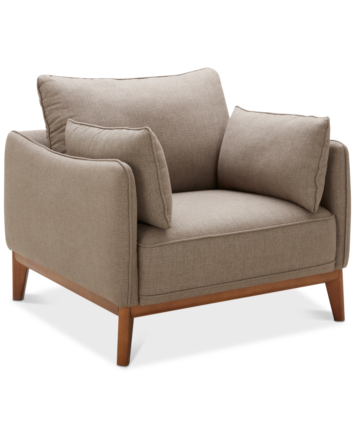 "Jollene 39"" Fabric Armchair, Created for Slate Grey"