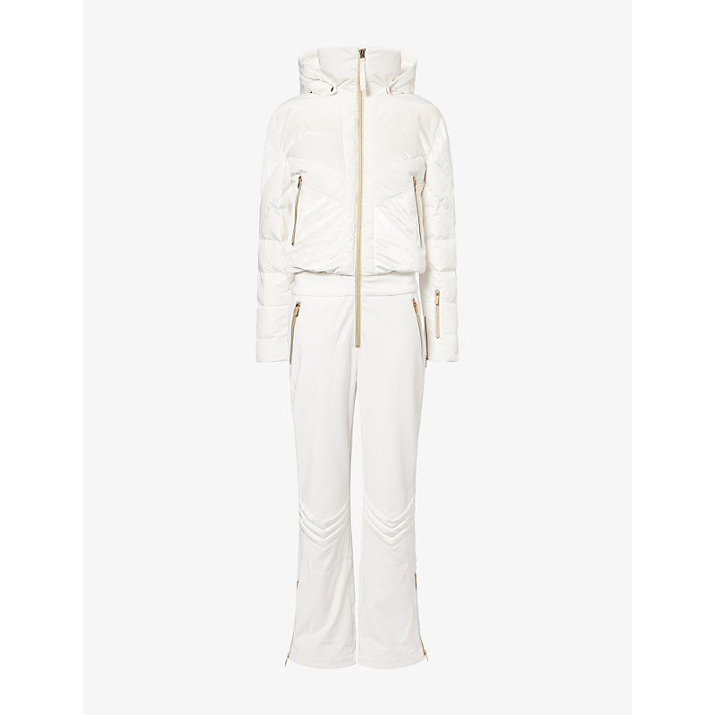 Womens Black Chevron Ski Suit