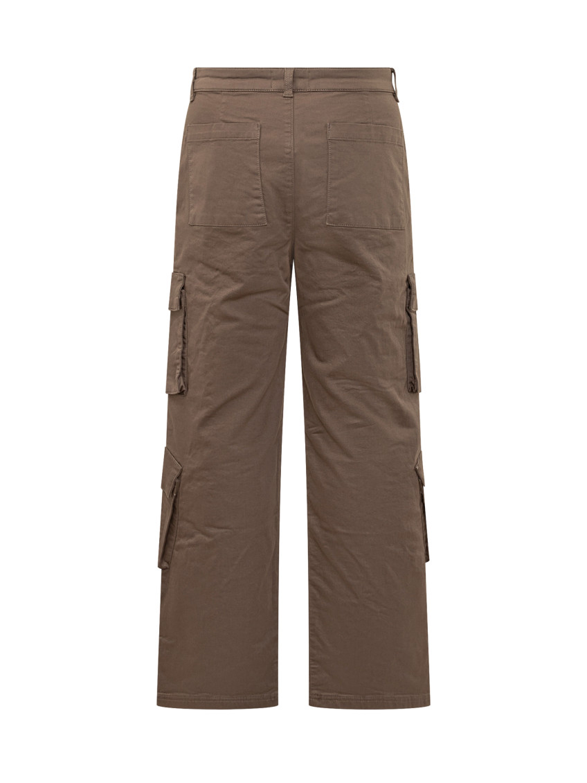Brown Straight Cargos Pants