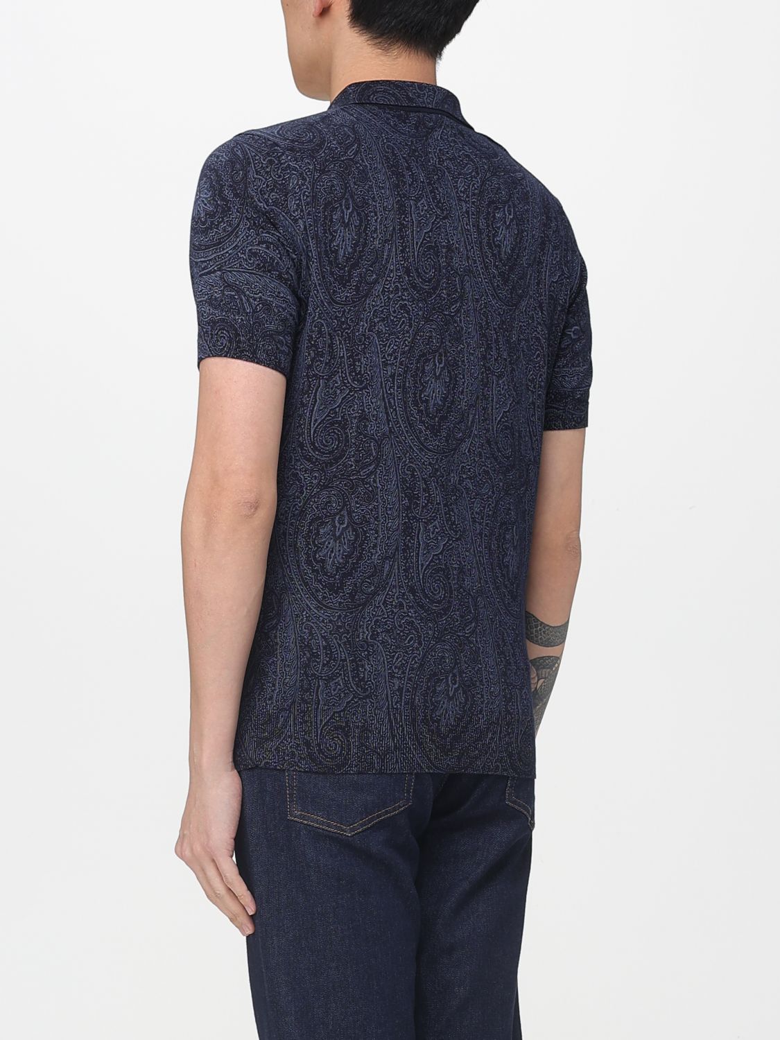 Polo Shirt Men color Blue