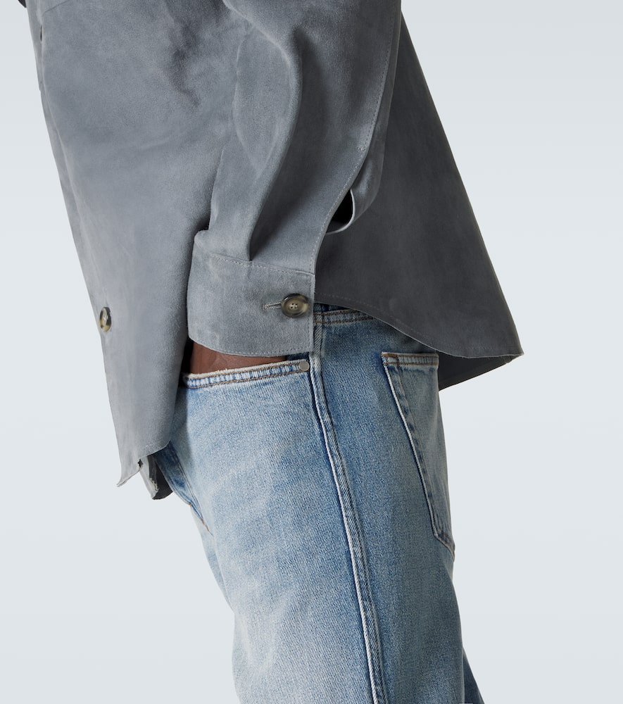 Suede overshirt