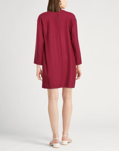 Woman Mini dress Garnet Size 6 Viscose, Virgin Wool, Elastane
