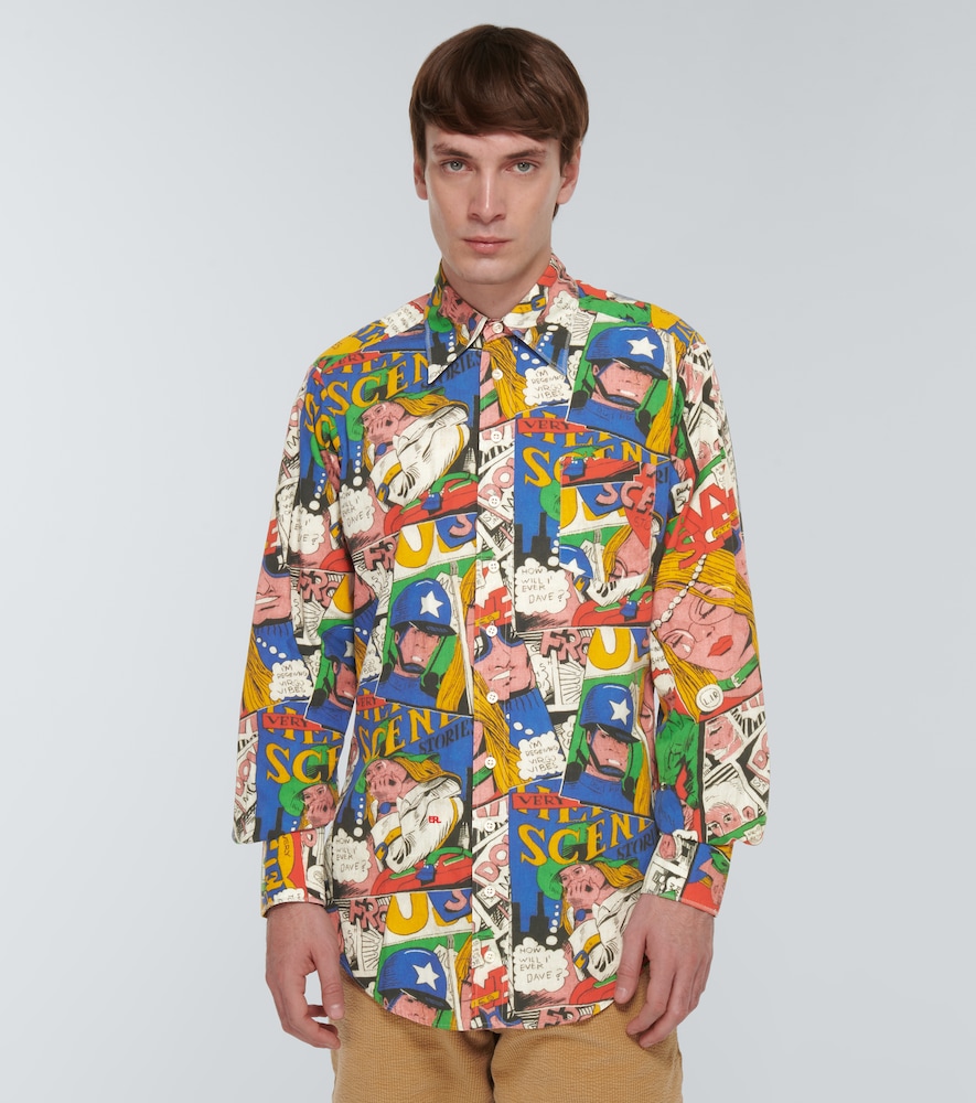 Printed cotton shirt