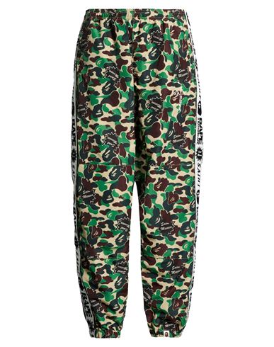 Man Pants Green Size S Polyamide