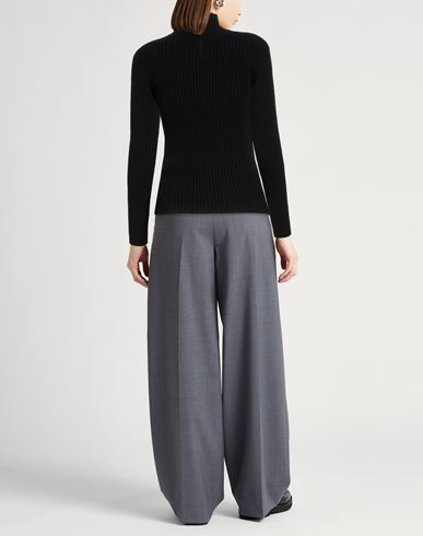 Woman Turtleneck Black Size L Wool, Cashmere, Polyamide, Elastane