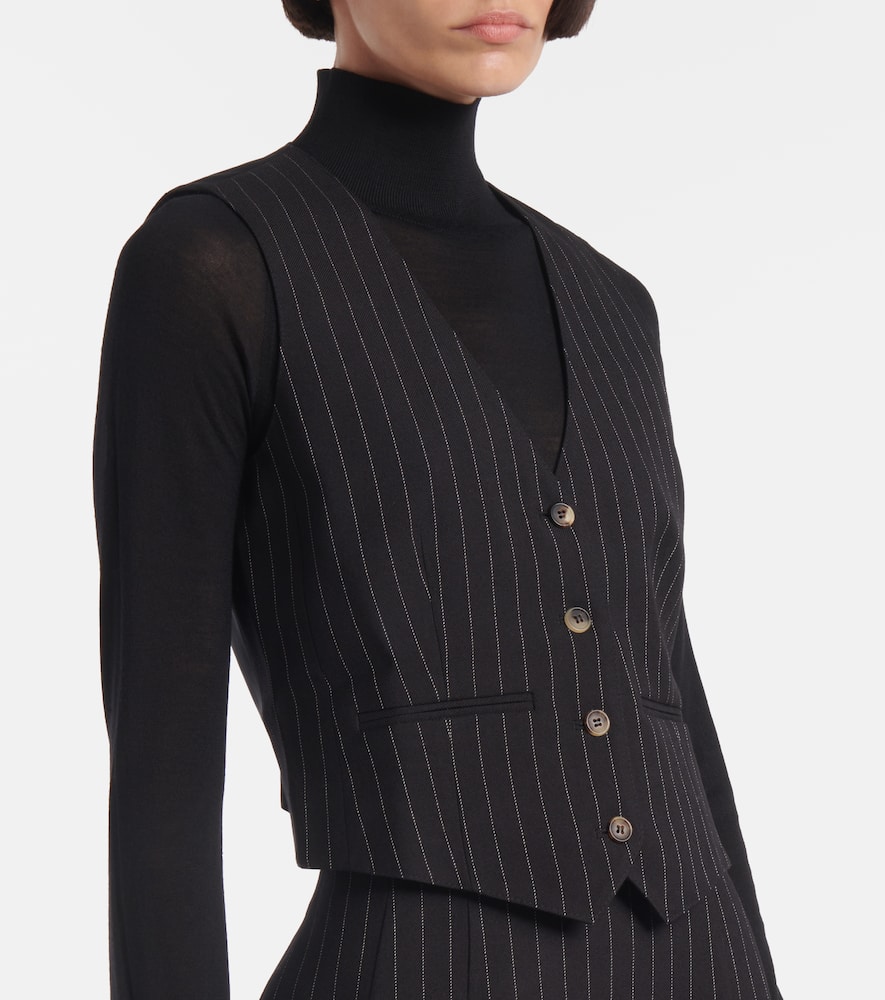Wardrobe. NYC Pinstripe wool vest