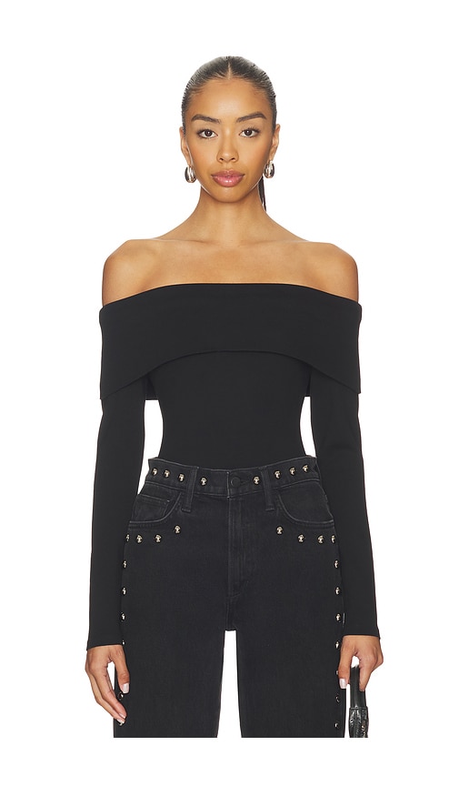 Joe's Jeans The Olive Off The Shoulder Top in Black. - M also in L, S