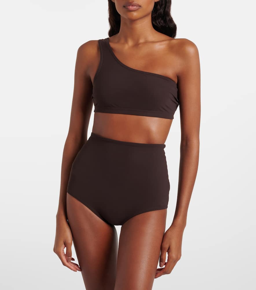 One-shoulder bikini top