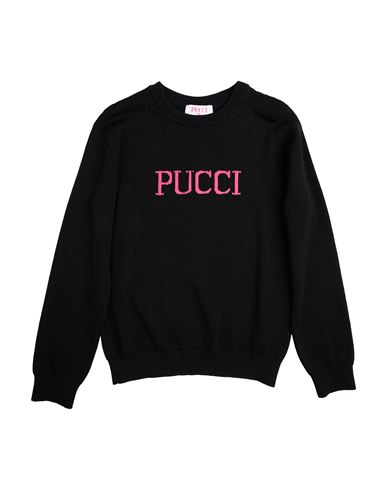 Kid Girl Sweater Black Size 10 Viscose, Polyester