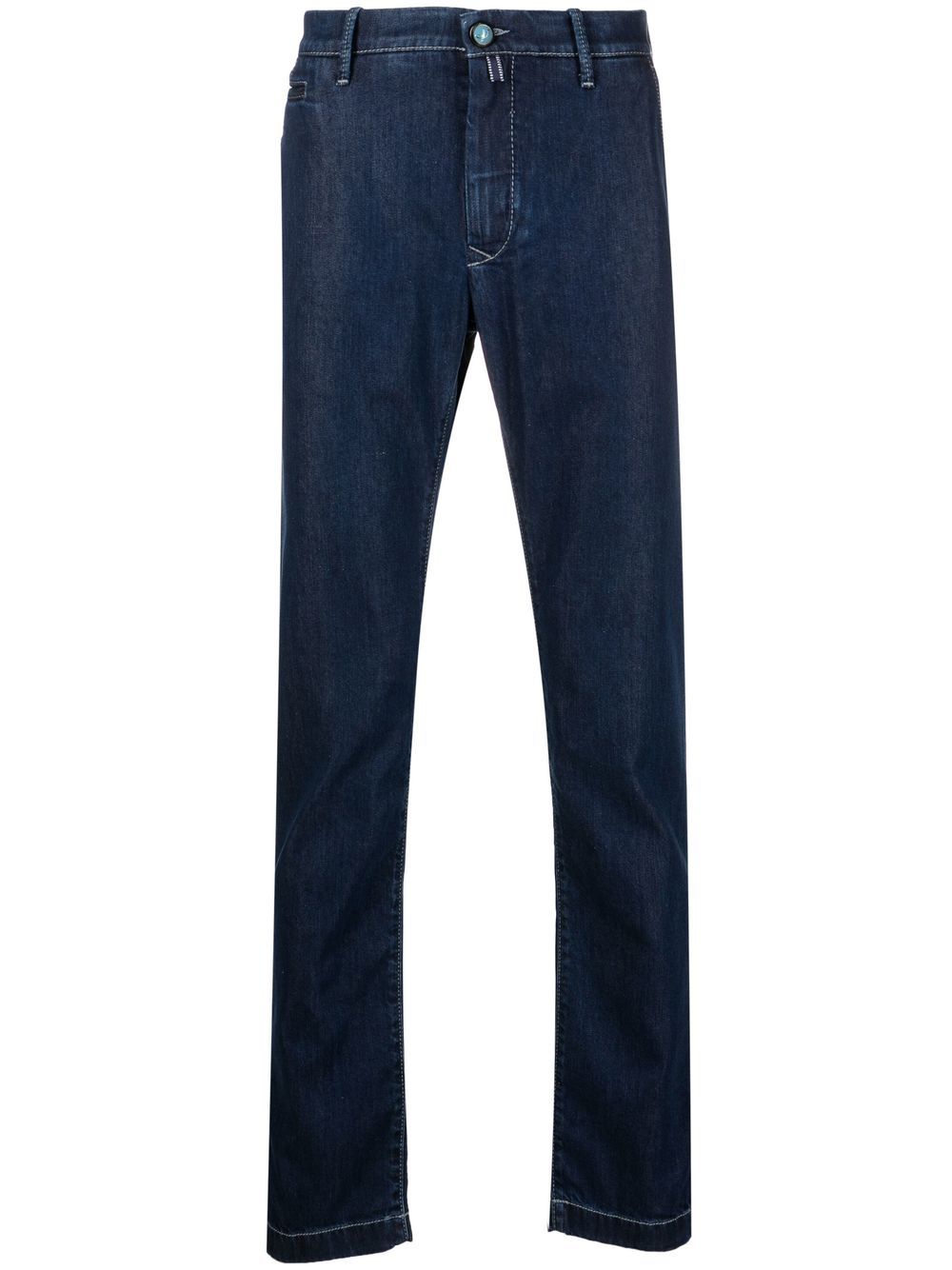 Logo-patch jeans - Blue