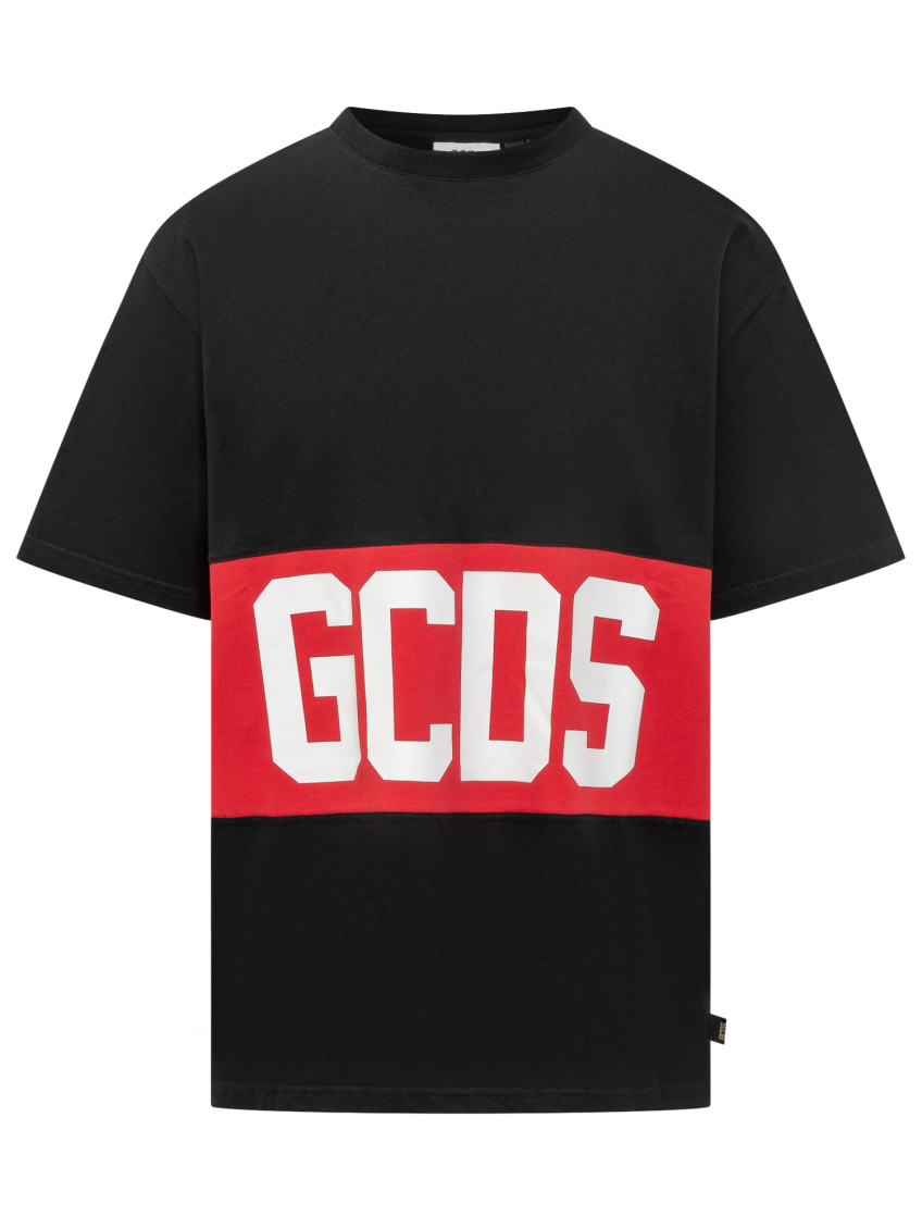 Regular T-shirt With Logo Band