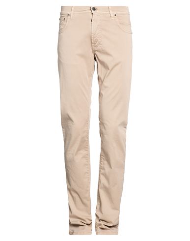 Man Pants Sand Size 31 Cotton, Elastane