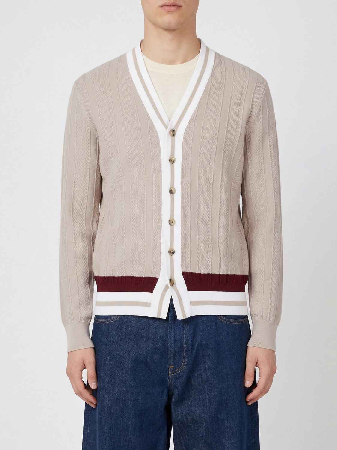 Sweater Men color Nude