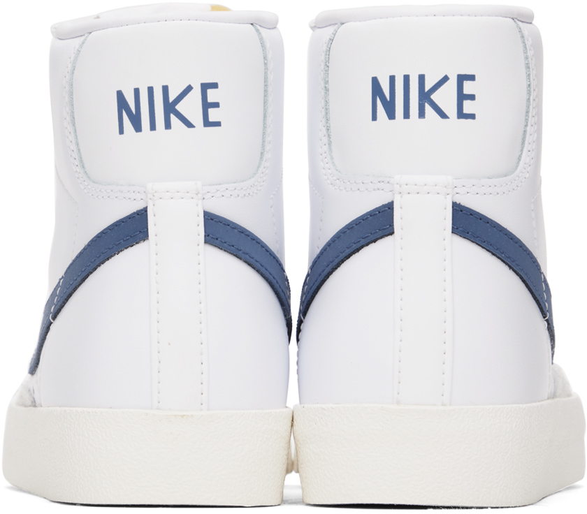 White & Blue Blazer Mid '77 Sneakers