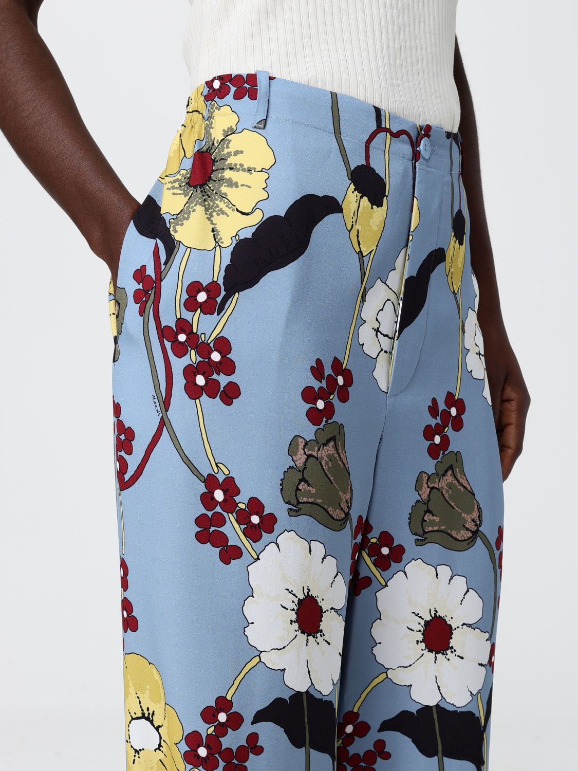 Pants Woman color Sky Blue
