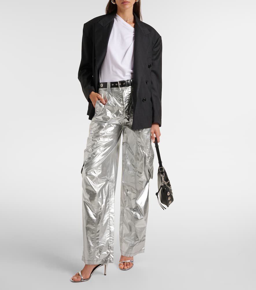 Divina wide-leg cargo jeans