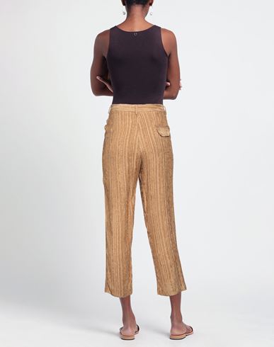 Woman Pants Camel Size 6 Viscose