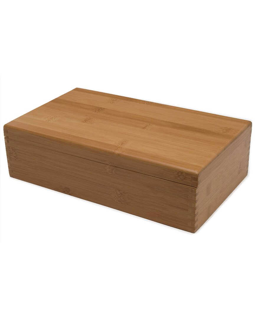International Bamboo 8-Section Tea Box