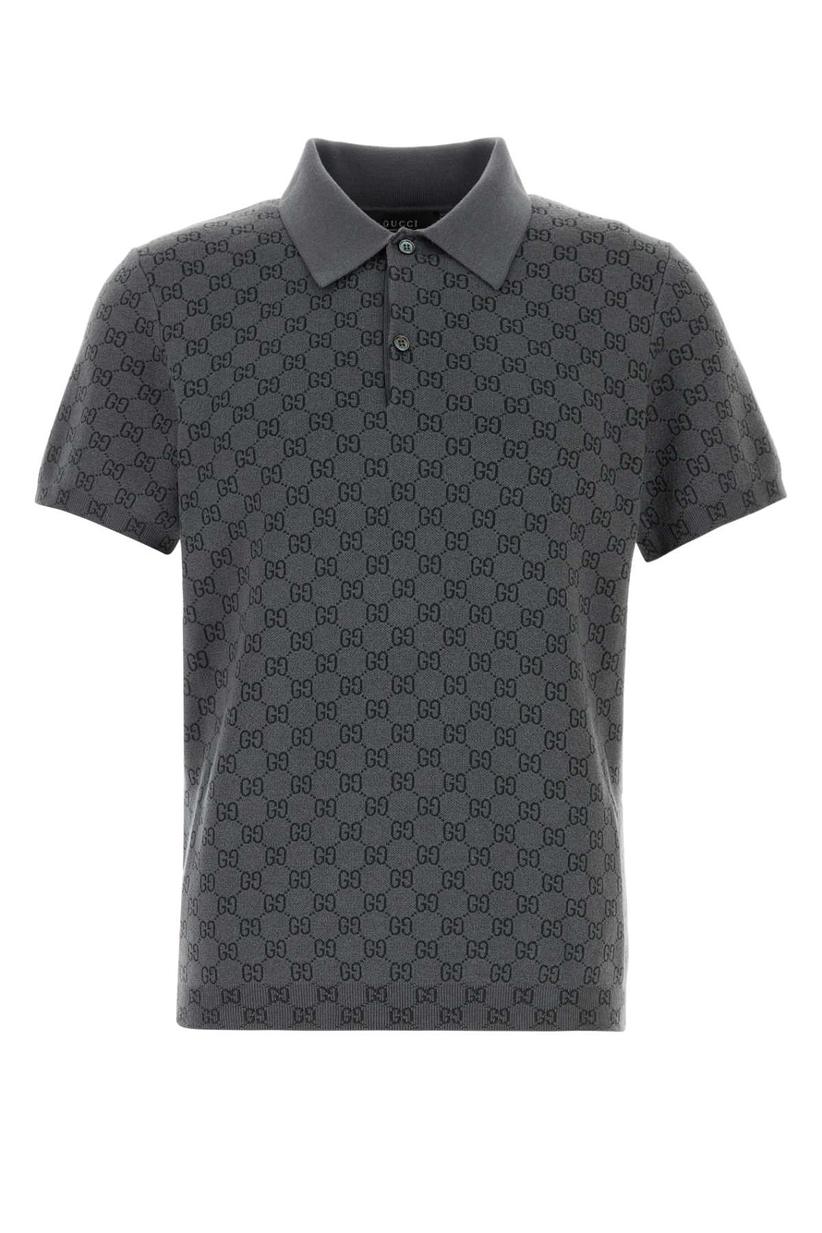Gucci - gg knit polo shirt short sleeve