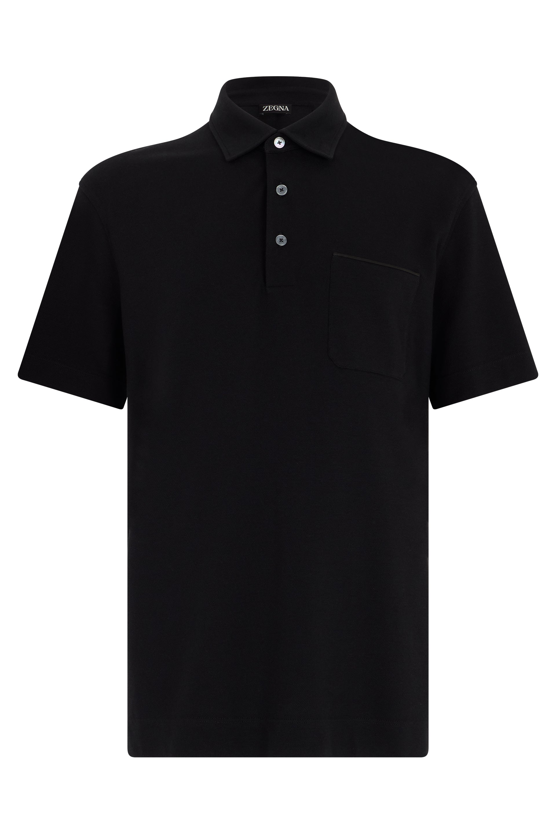 Men's Short Sleeve Polo in Cotton - Perfect Fit