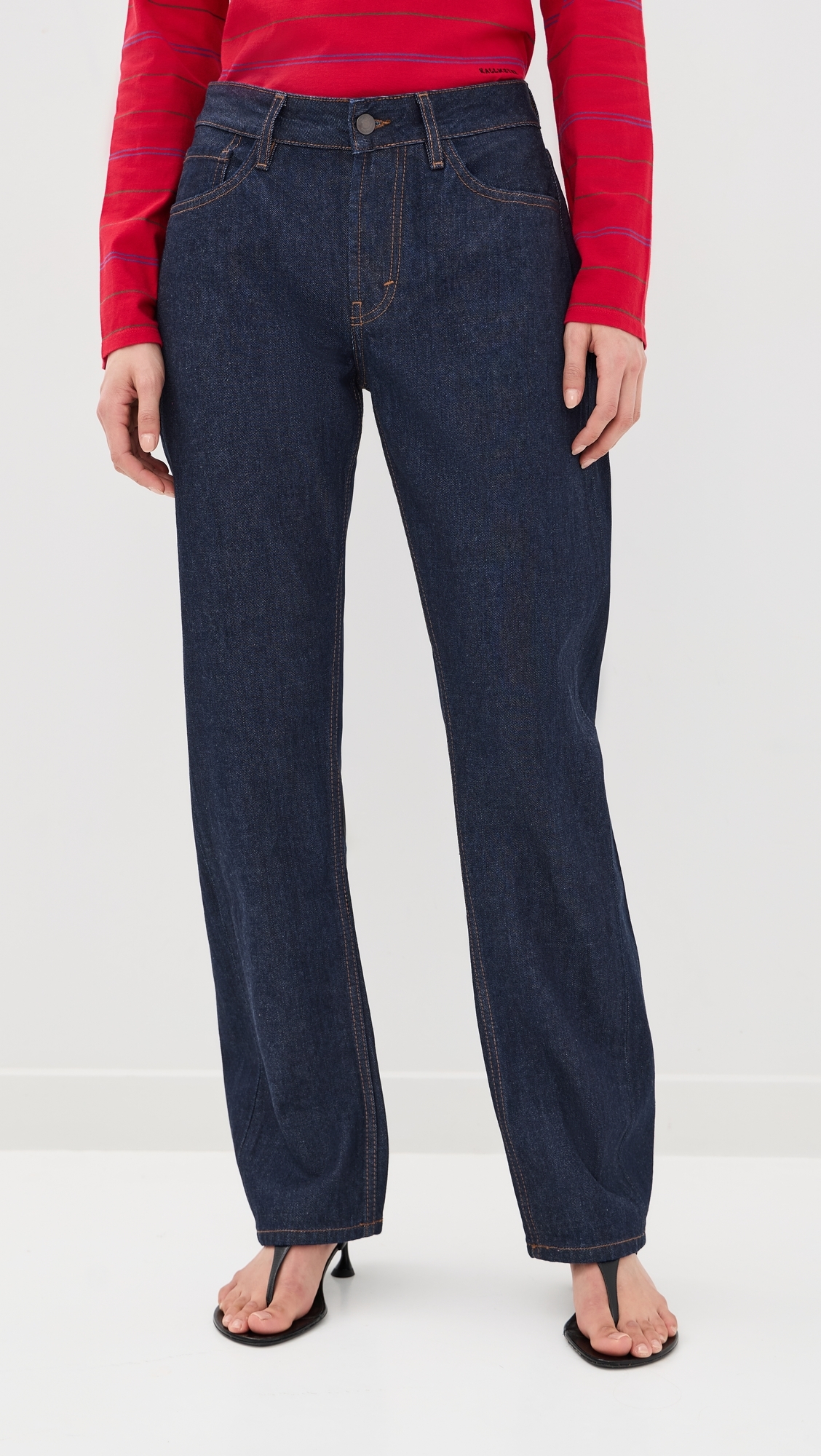 Adina Low Rise Jeans Raw Enzyme
