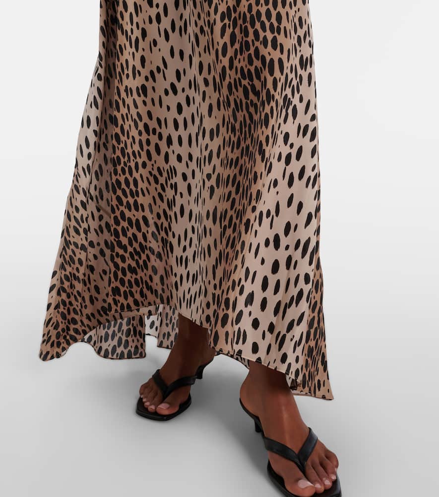 Emory printed silk maxi dress