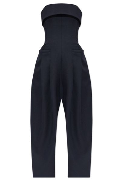Dsquared2 Strapless Wide-Leg Jumpsuit