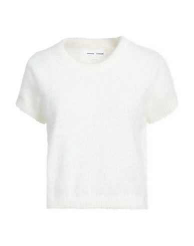 Samsøe Φ Samsøe Woman Sweater White Size L Polyamide, Cotton