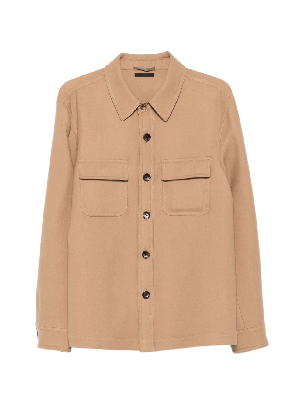 Virgin Wool & Silk Overcoat for Men
