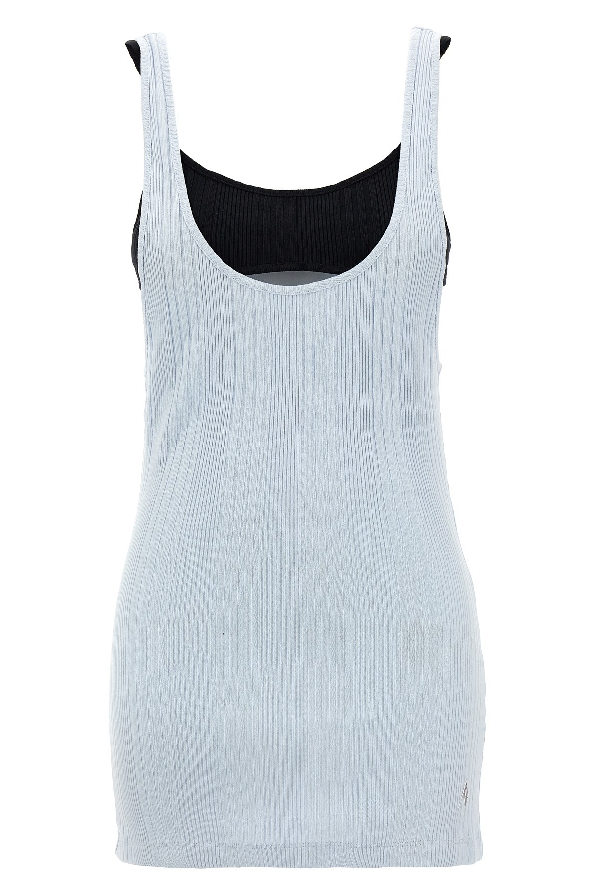 Logo Ribbed Top