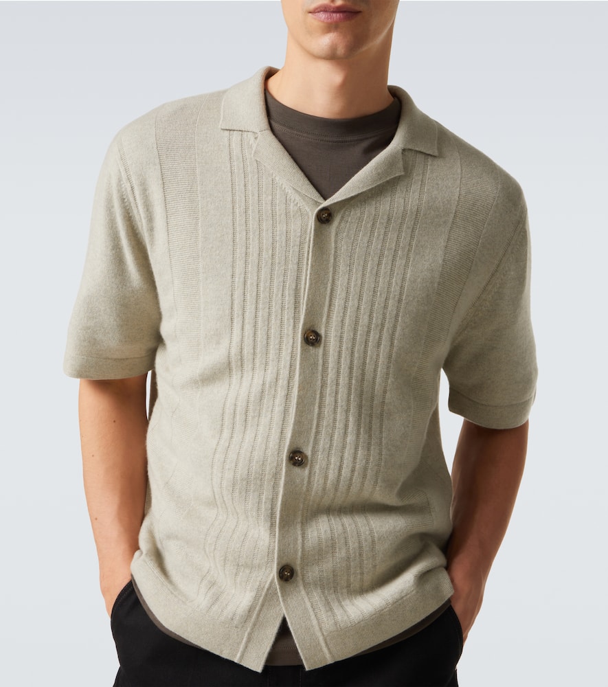 Gerone knitted cashmere polo shirt