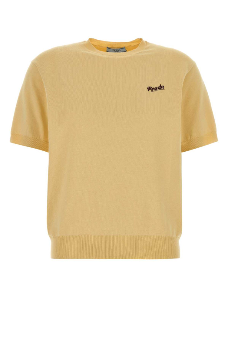 Prada - short sleeve crew neck knit top