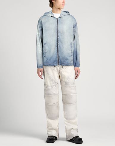 Man Jacket Blue Size S Cotton, Polyester, Elastane