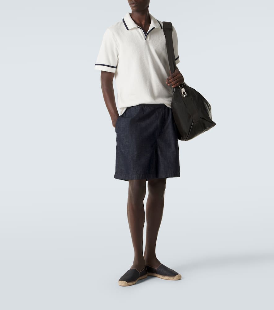 Ellery cotton terry polo shirt