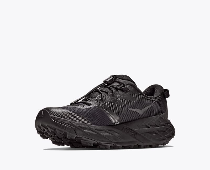 HOKA Speedgoat 7 Shoes in Black/Black