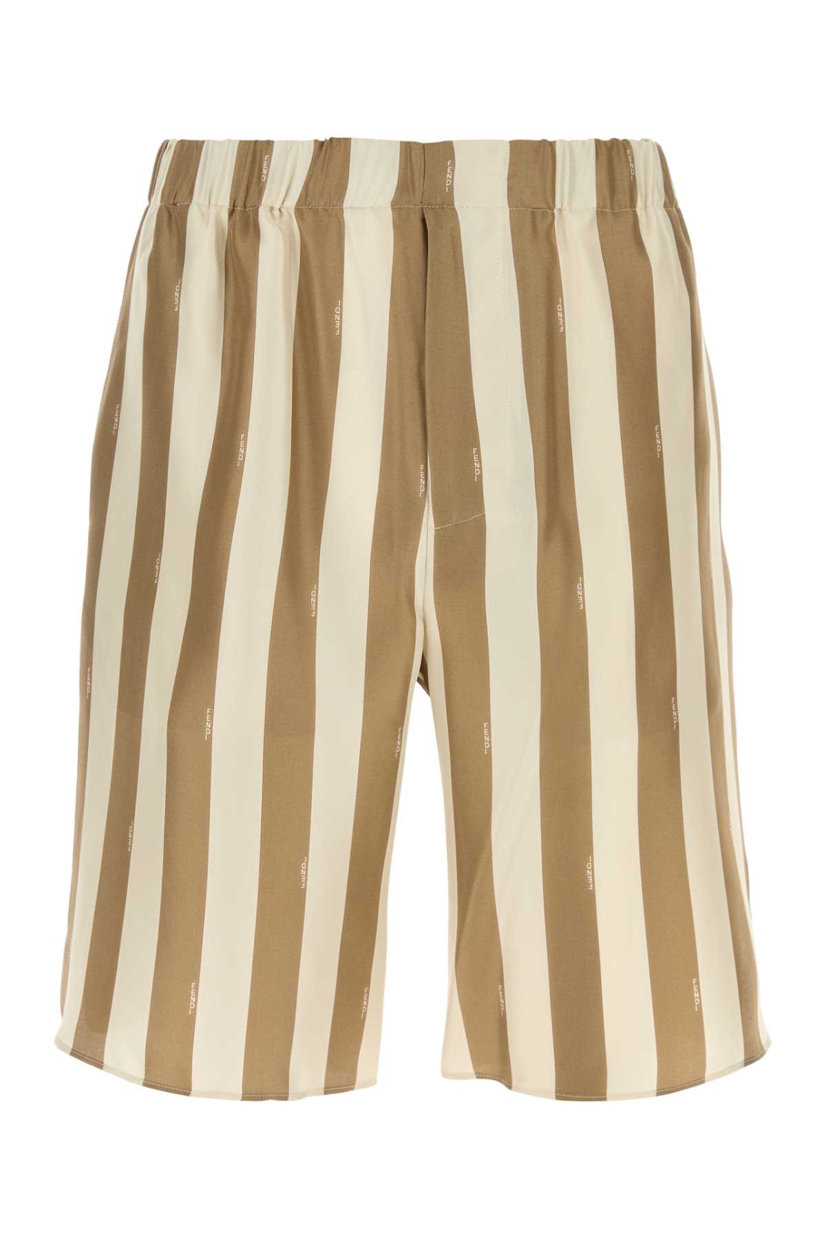 Fendi - Bermuda Pequin Bermuda, Short Multicolor