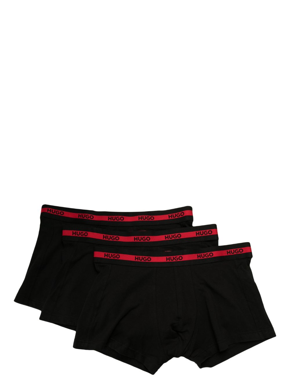 Three-pack logo-waistband boxers - Black