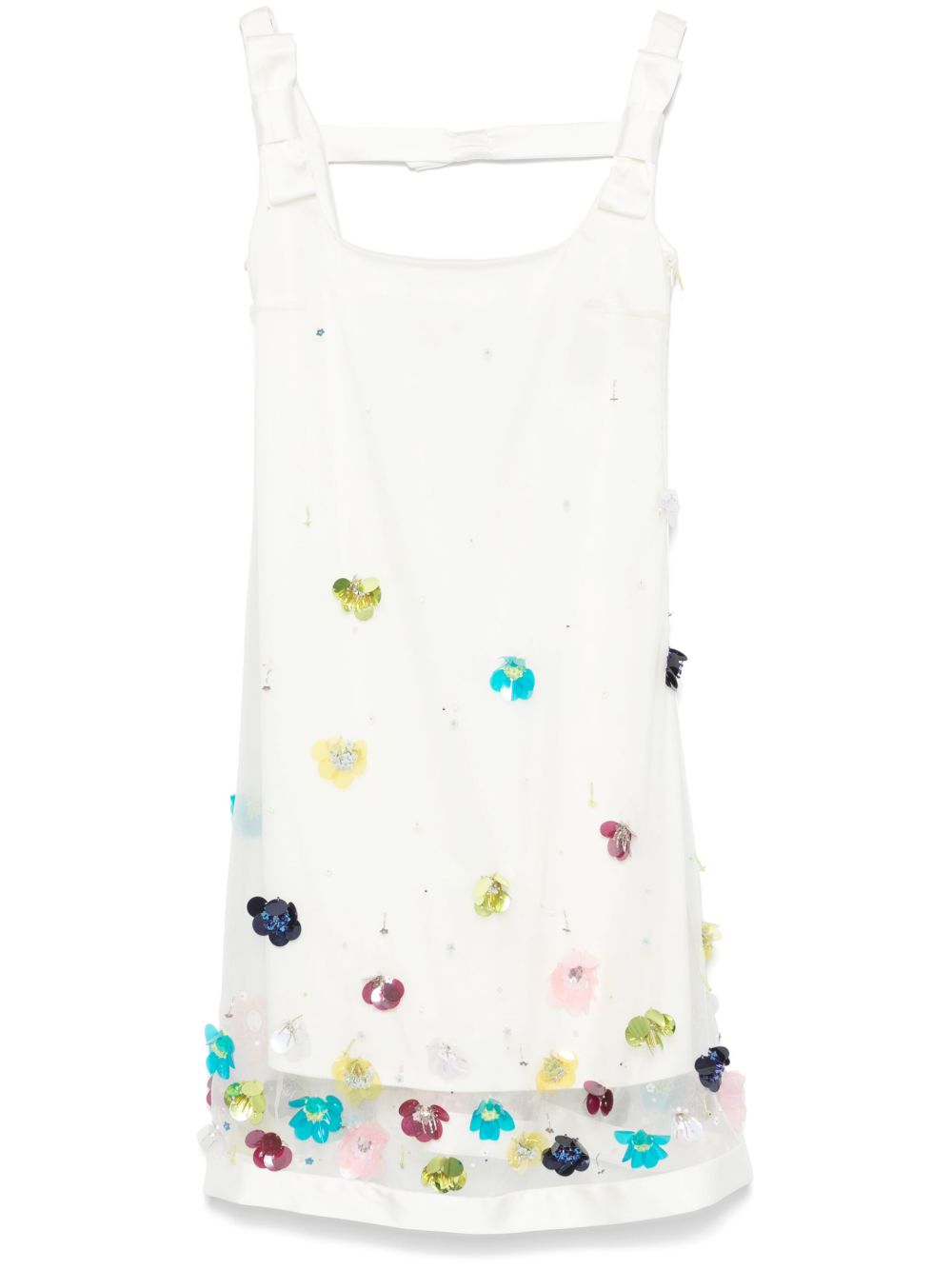 Viktor & Rolf embroidered mini dress - White