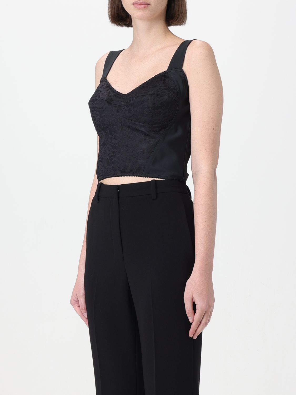 Top Woman color Black