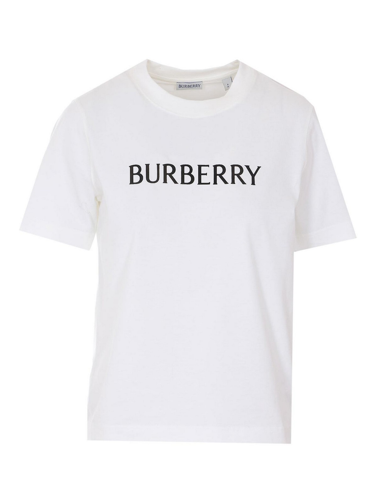 Cotton T-Shirt With Logo T-Shirts White