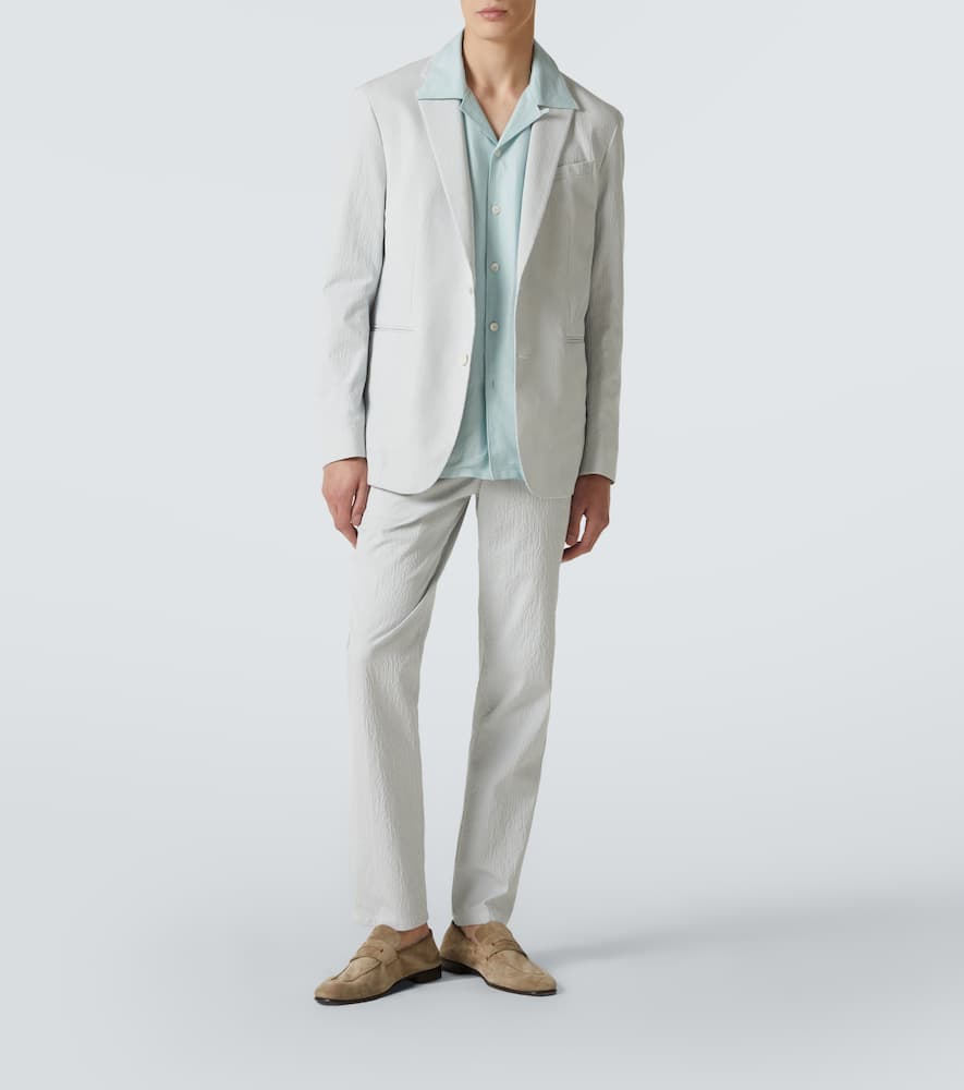 Cornell seersucker suit pants