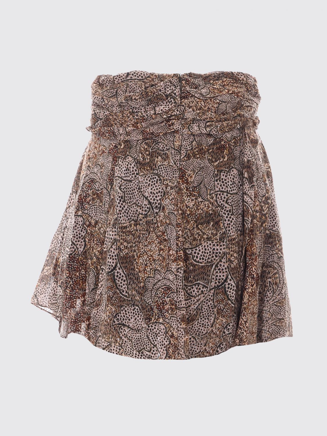 Skirt Woman color Ocher