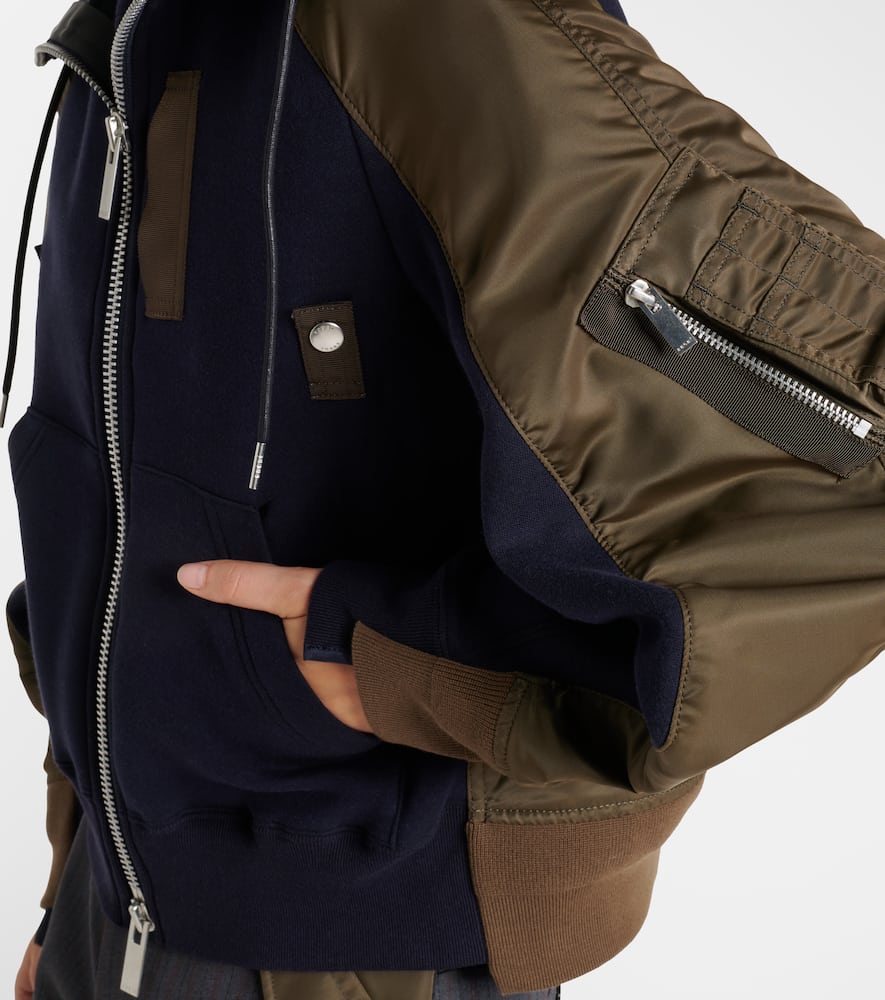 Cotton-blend and twill jacket