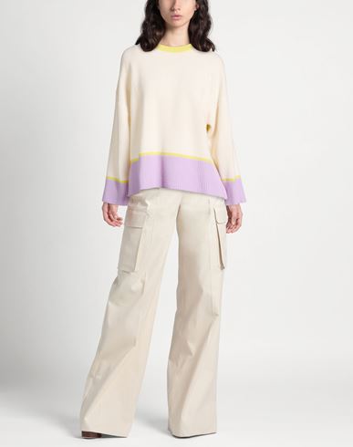 Woman Sweater Cream Size 6 Cashmere