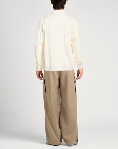 Man Shirt Ivory Size L Cotton