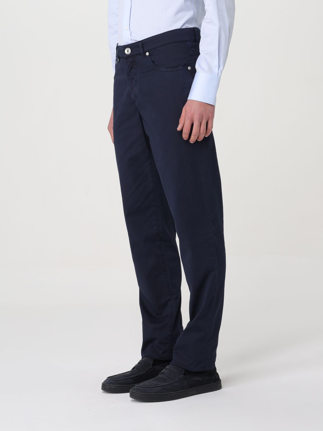Pants Men color Blue