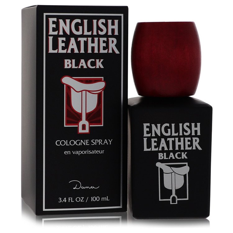 2pcs Combo English Leather Black by Cologne Spray 3.4 oz Men